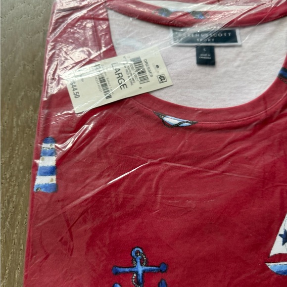 Karen Scott Sport new red amore dress - Picture 6 of 6